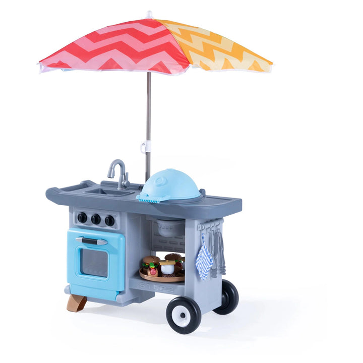 Step2 Grill & Go Bbq Cart With Umbrella