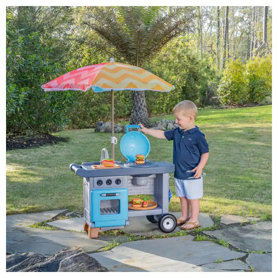 Step2 Grill & Go Bbq Cart With Umbrella