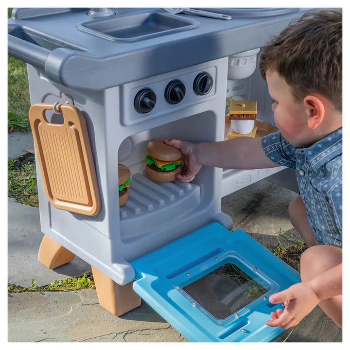 Step2 Grill & Go Bbq Cart With Umbrella
