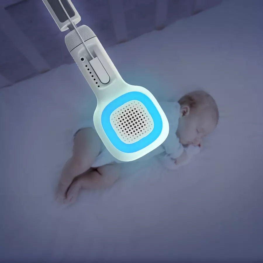 Hubble Connected SkyVision AI Camera with Adjustable Crib Mount (White)
