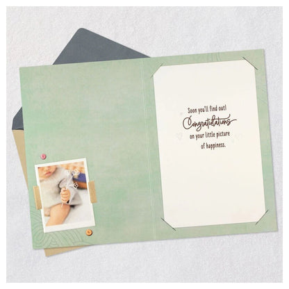 Hallmark Your Little Picture of Happiness New Baby Card