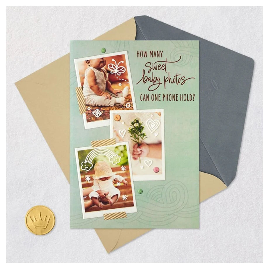 Hallmark Your Little Picture of Happiness New Baby Card