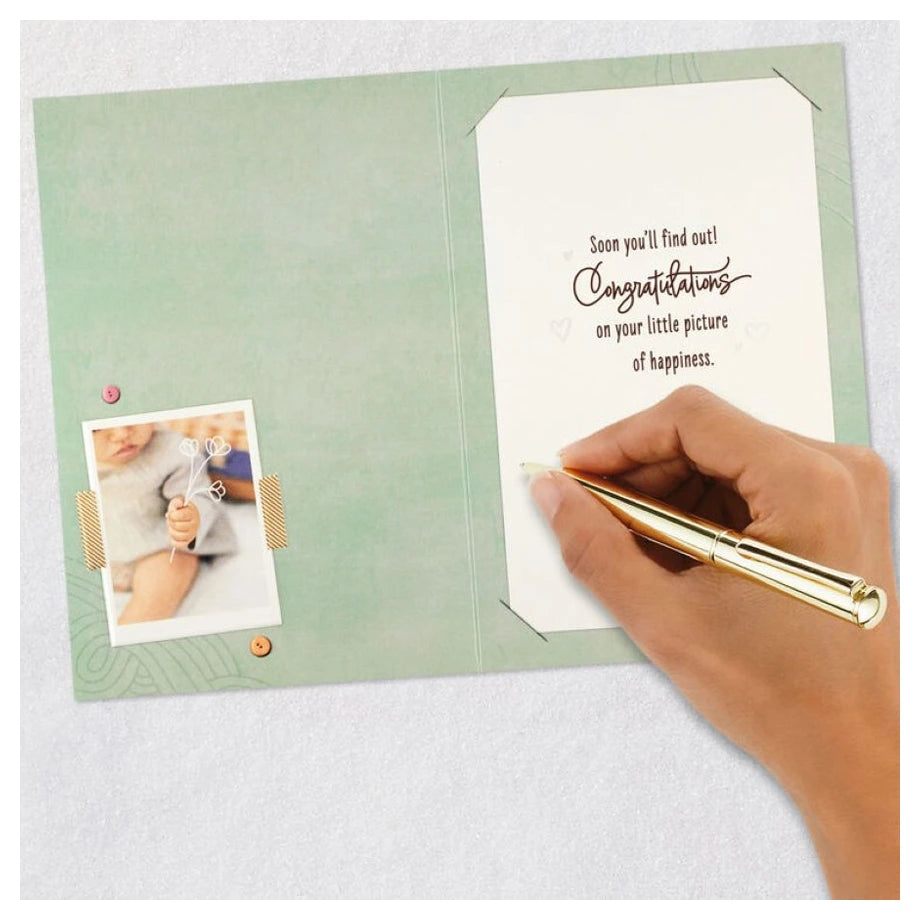Hallmark Your Little Picture of Happiness New Baby Card