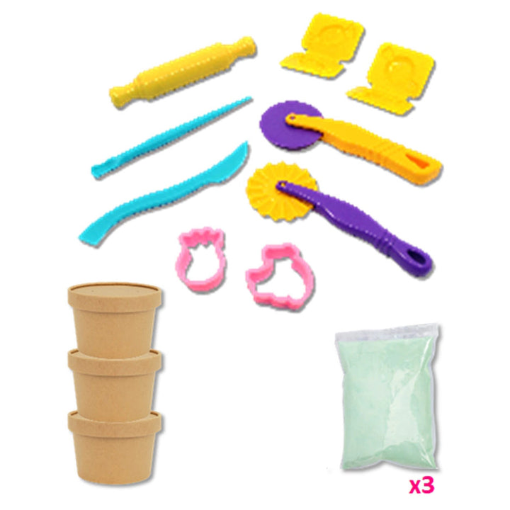 Slimy Planet Dough Diy Deluxe Set With Accessories