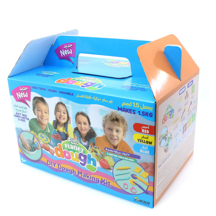 Slimy Planet Dough Diy Deluxe Set With Accessories