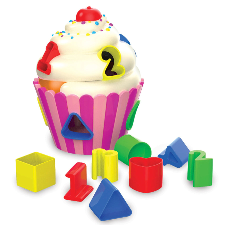 The Learning Journey Cupcake Shape Sorter