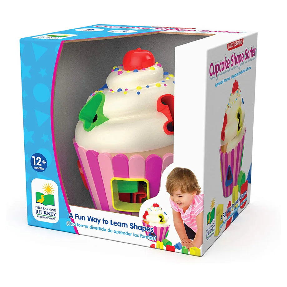 The Learning Journey Cupcake Shape Sorter