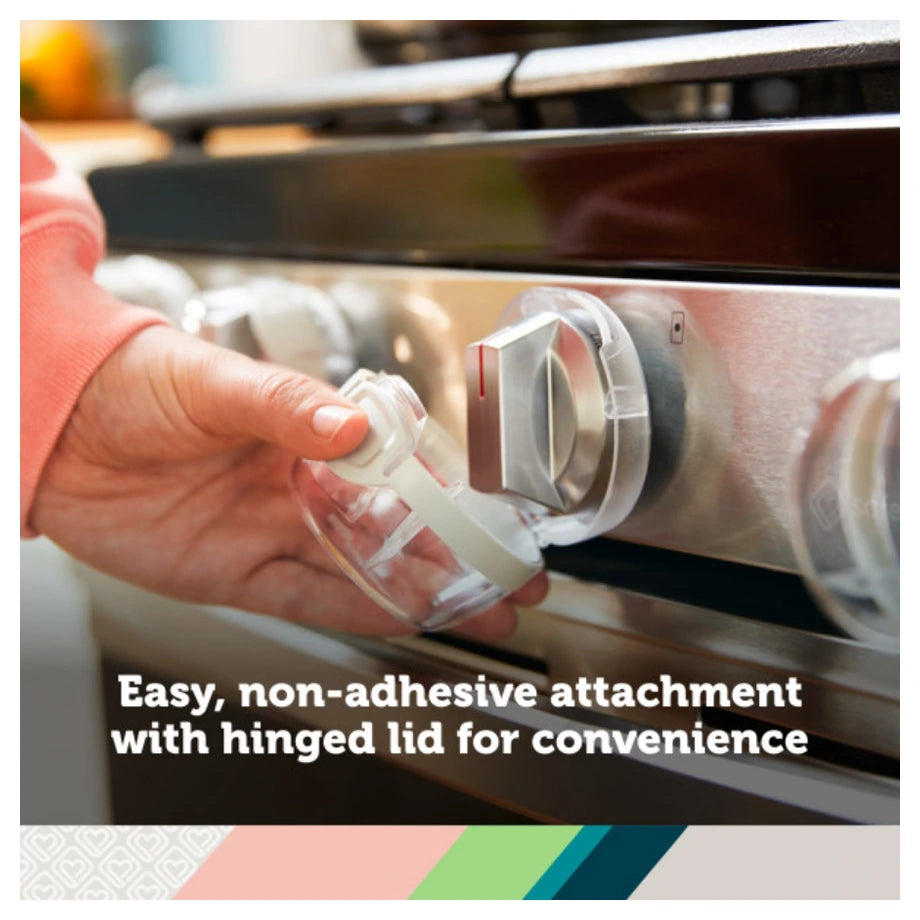 Safety Clear View Stove Knob Covers (5 Pack)