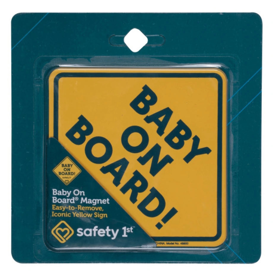 Safety Baby On Board Sign Magnet