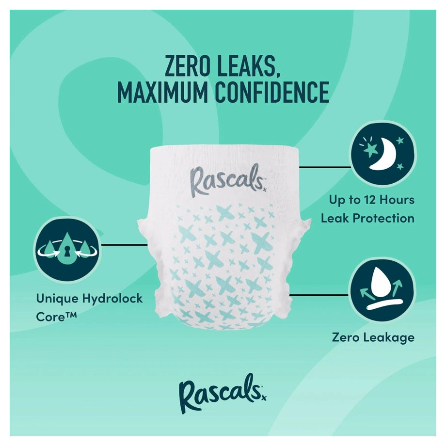 Rascals Training Diaper Pants (10–15 kg, 56 Count)