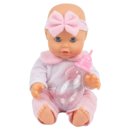 Bambolina Amore 33Cm Drink & Wet Doll With Potty And Bottle