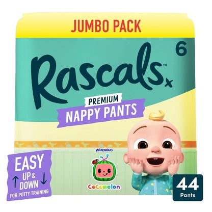 Rascals Training Diaper Pants Cocomelon Edition Jumbo Box (15–20 kg, 44 Count)