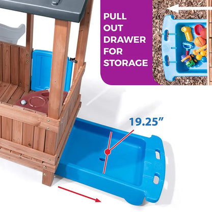 Step2 Woodland Adventure Playhouse-Slide