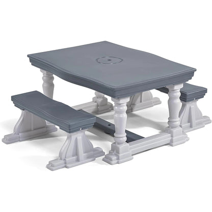 Step2 3 Piece Farmhouse Table - Bench Set - Kraft Carton
