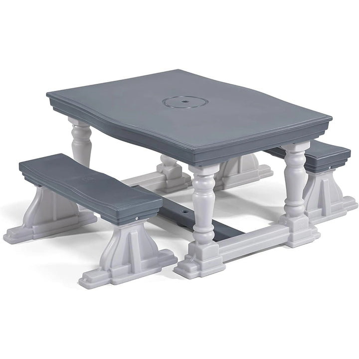 Step2 3 Piece Farmhouse Table - Bench Set - Kraft Carton