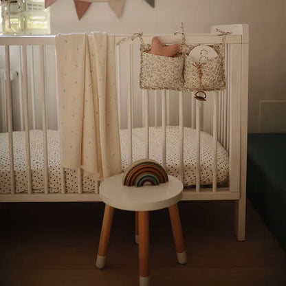 Mushie Crib Pocket (Eucalyptus)
