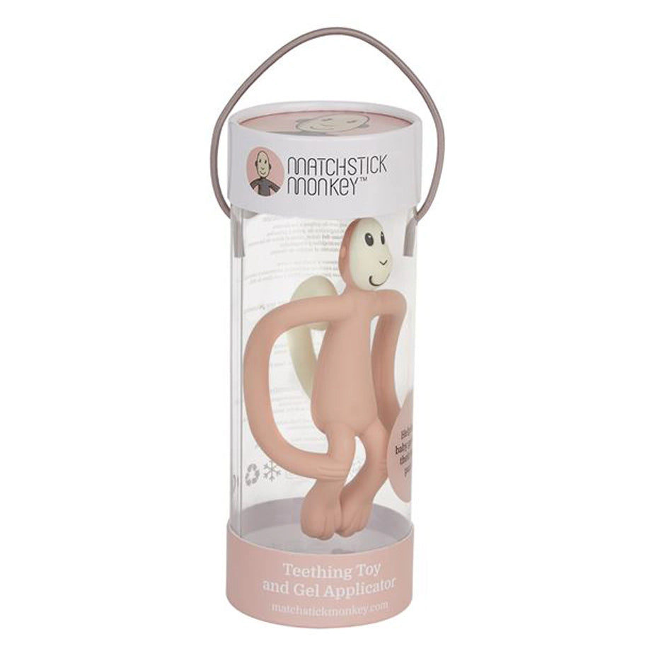 Matchstick Monkey Teething Toy (Dusty Pink) Matchstick Monkey Teething Toy (Dusty Pink)