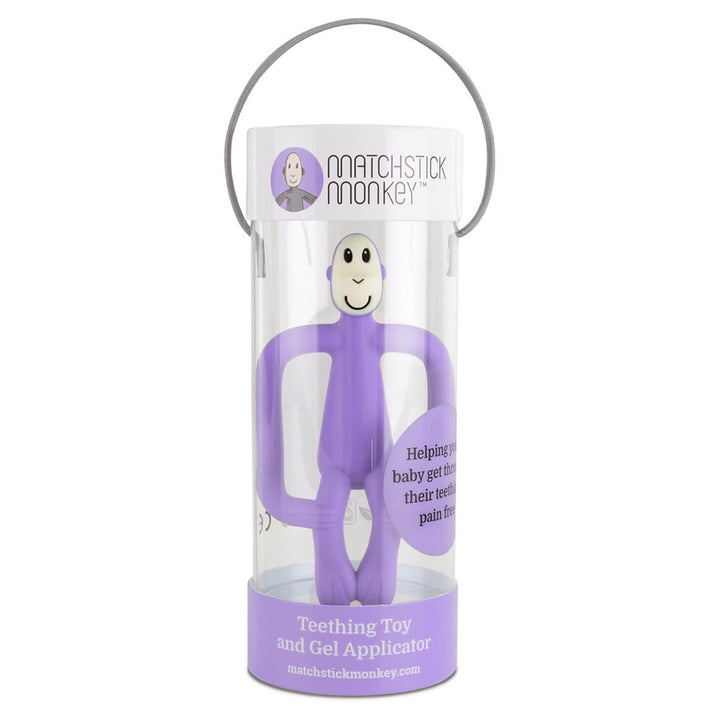 Matchstick Monkey Teething Toy (Purple)