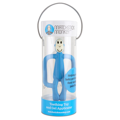 Matchstick Monkey Teething Toy (Light Blue)
