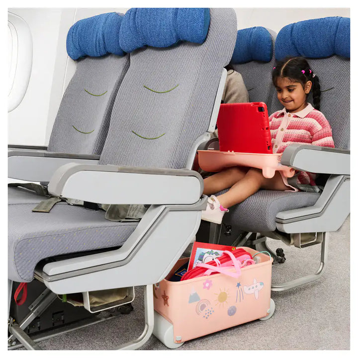 Little Rolla Ride On Suitcase (Dusty Pink)