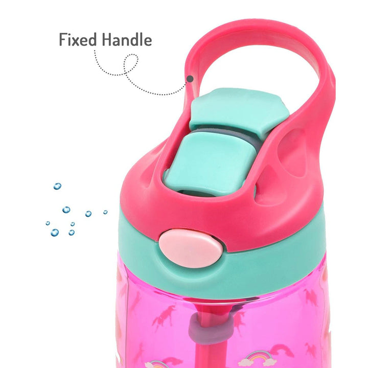Bonfino Unicorn Tritan Water Bottle (Pink)