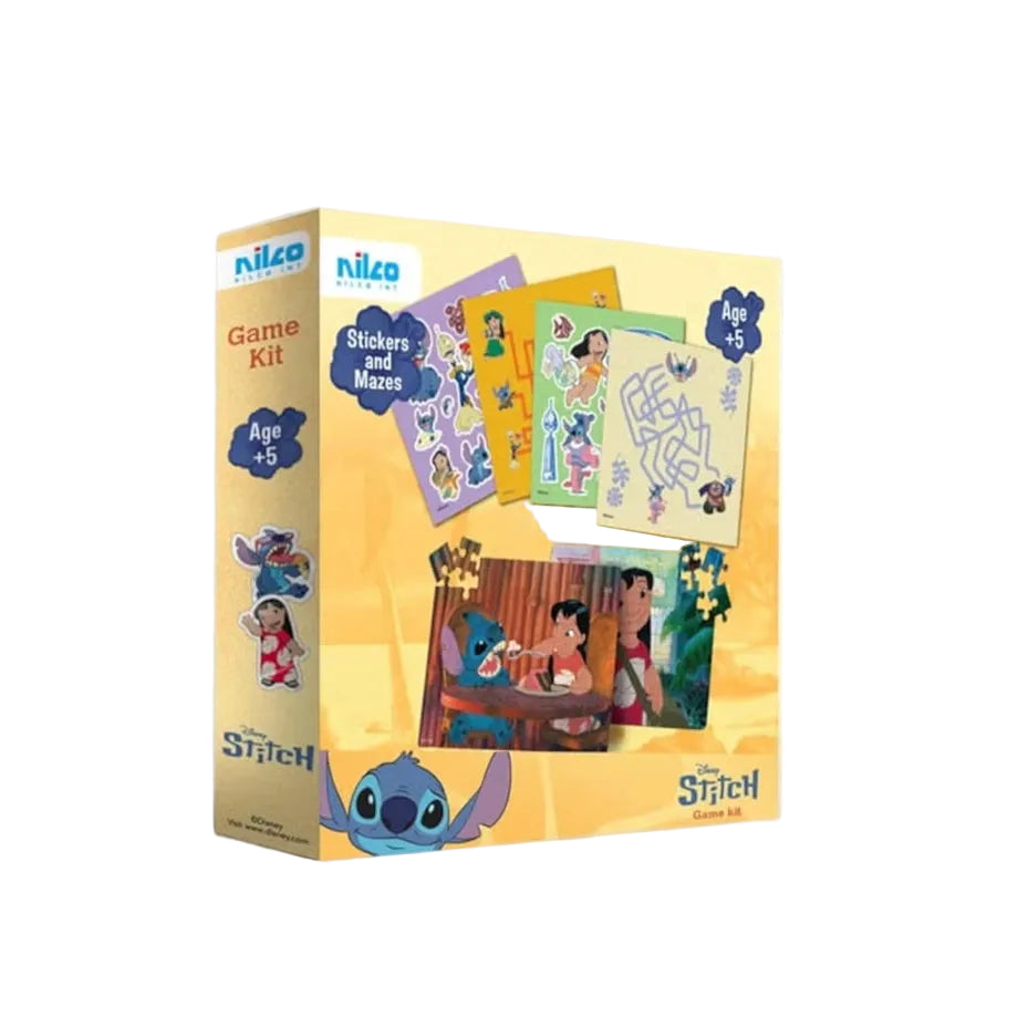 Nilco Disney Stitch Activity Kit (Puzzles, Stickers & Mazes)