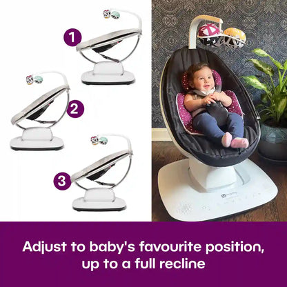 4Moms MamaRoo 5 Multi-Motion Baby Swing (Black)