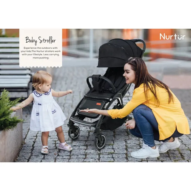 Nurtur - عربة أطفال للسفر مصنوعة من سبائك الألومنيوم