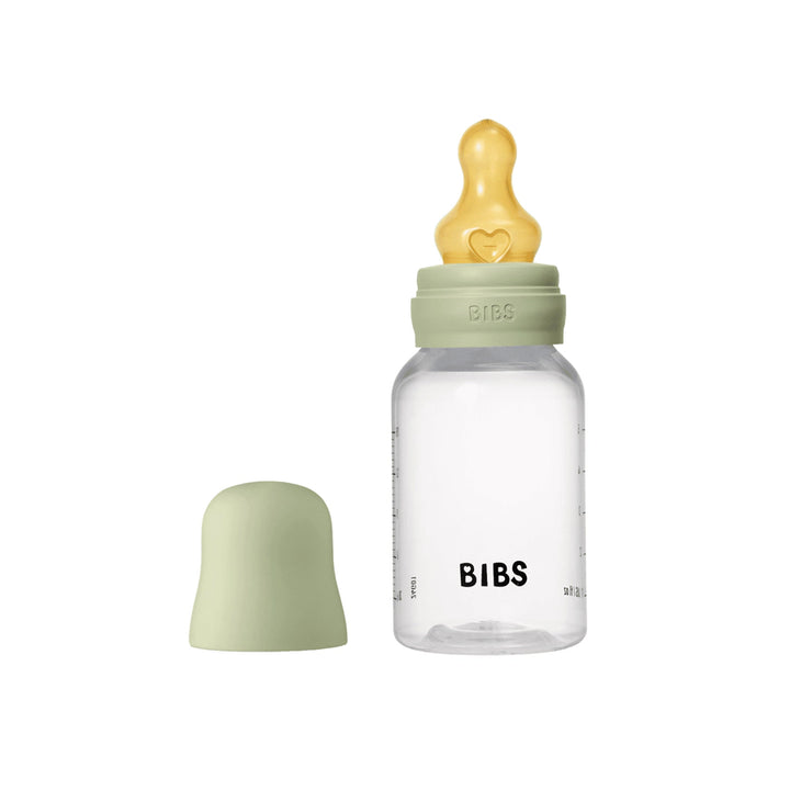 Bibs Baby Bottle Round Latex 1 Pack 150 ml Slow Flow Sage
