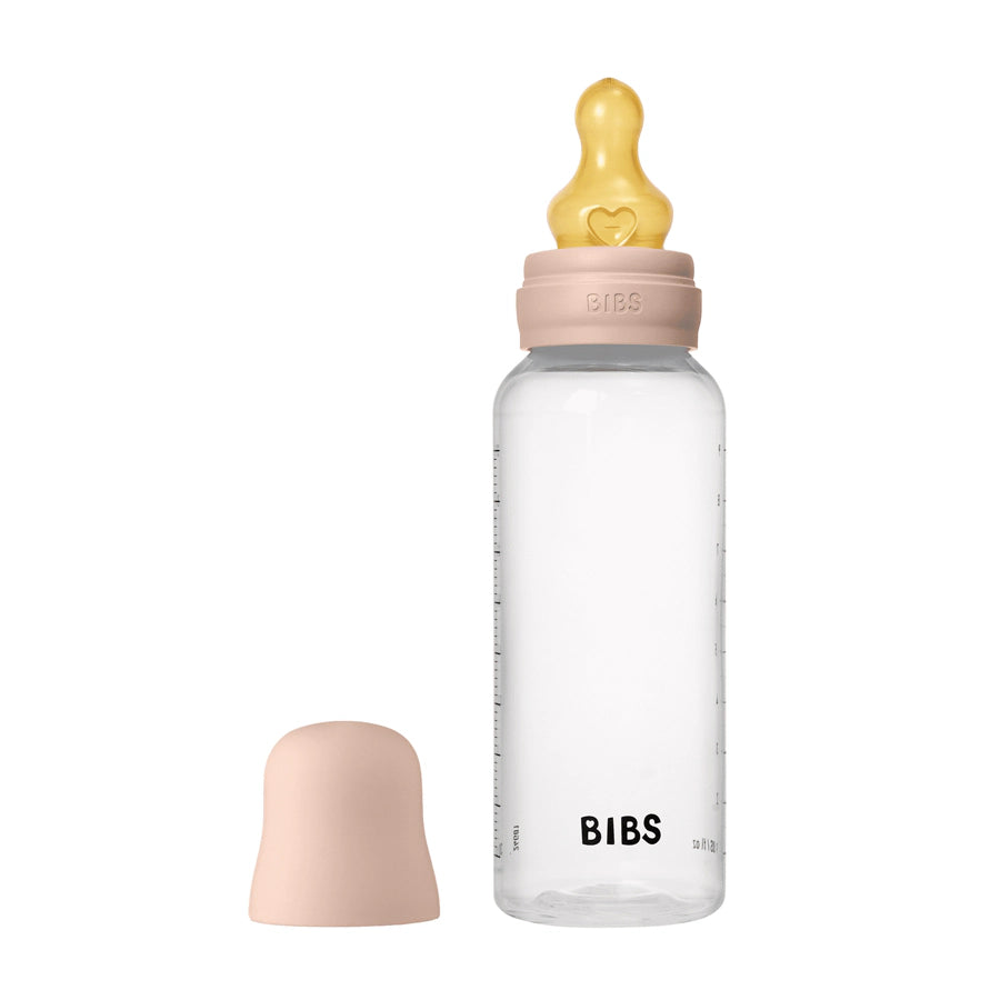 Bibs Baby Bottle Round Latex 1 Pack 270 ml Medium Flow Blush
