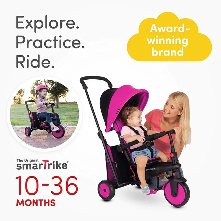 SmarTrike STR 3 Plus Pink Ultimate Toddler Trike Halamama Halamama