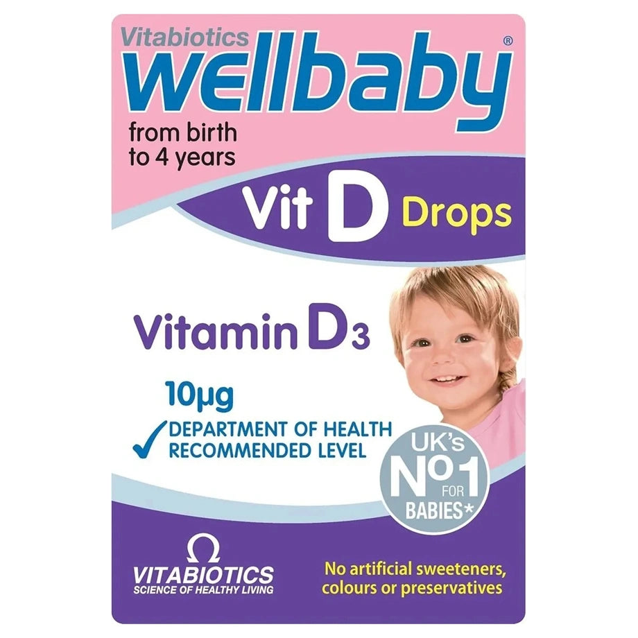 Vitabiotics Wellbaby Vitamin D Drops 30ml