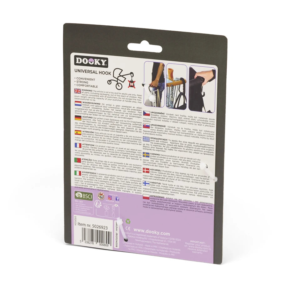 Dooky Universal Hook (Black)