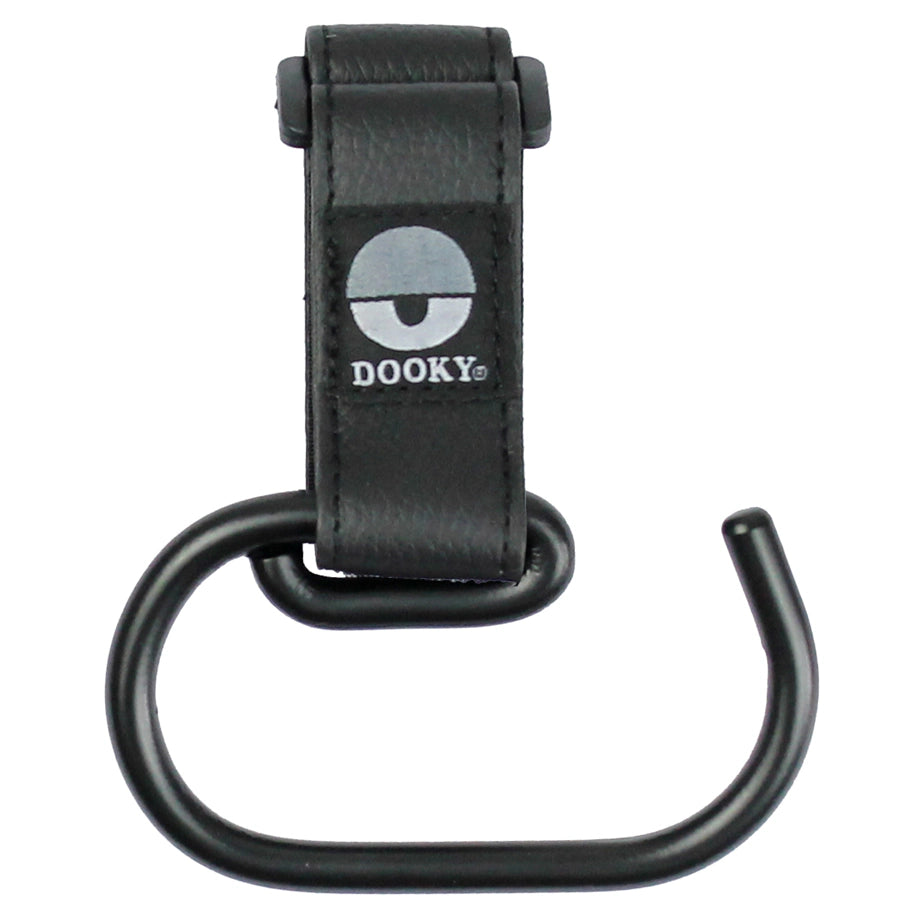 Dooky Buggy Hook Large 2pcs (Black)