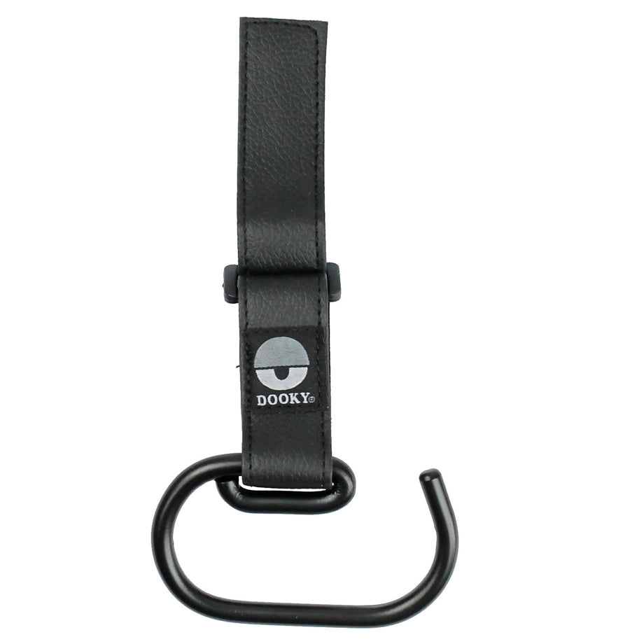 Dooky Buggy Hook Large 2pcs (Black)