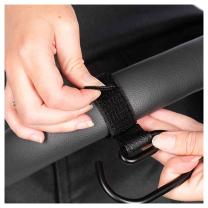 Dooky Buggy Hook Large 2pcs (Black)