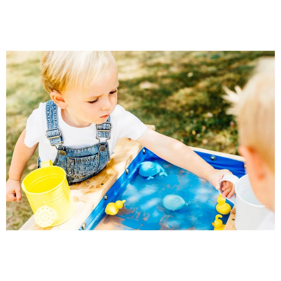 Plum Play Surfside Wooden Sand & Water Picnic Table-Natural