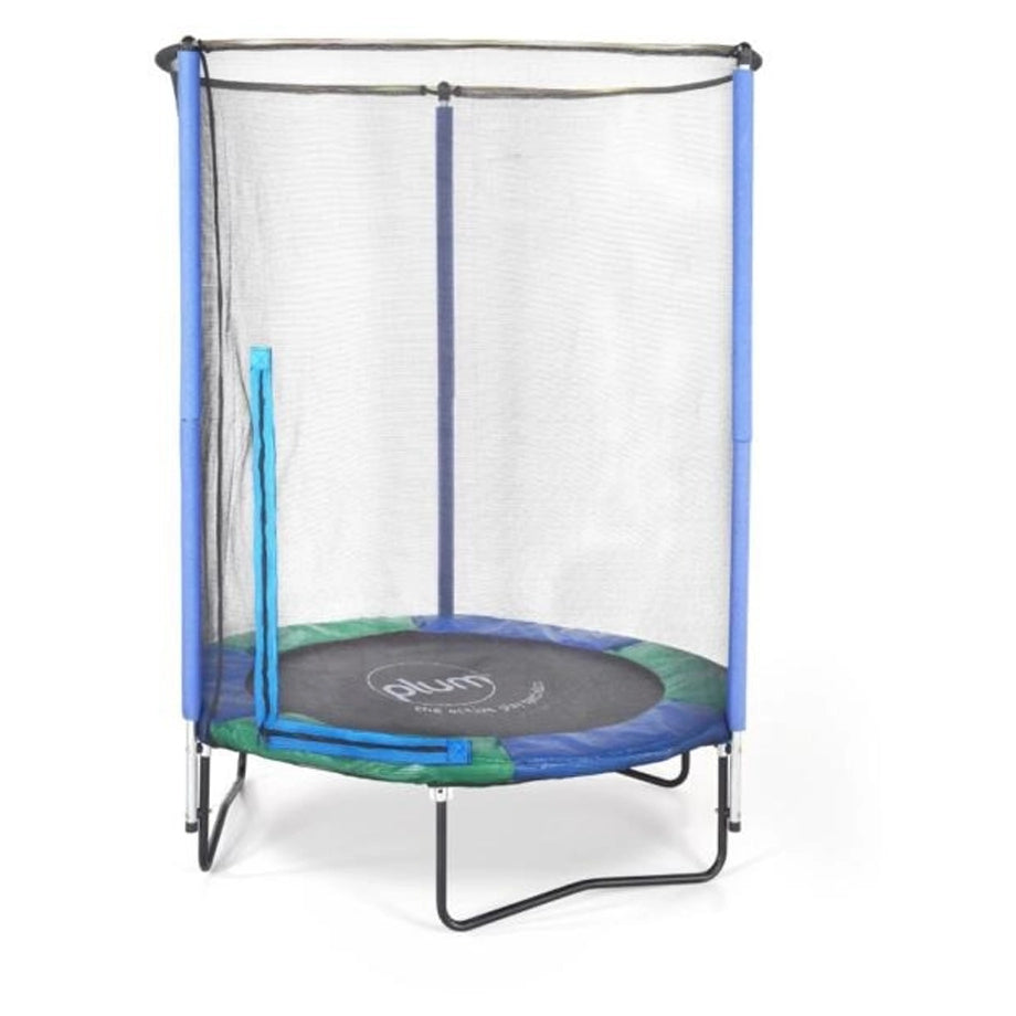 Plum Junior Spring-Safe Trampoline & Enclosure (Blue/Green)