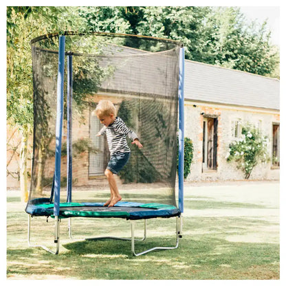 Plum Junior Spring-Safe Trampoline & Enclosure (Blue/Green)