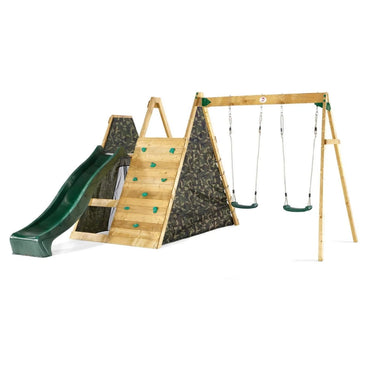 Plum Climbing Pyramid Wooden Climbing Frame with Swings