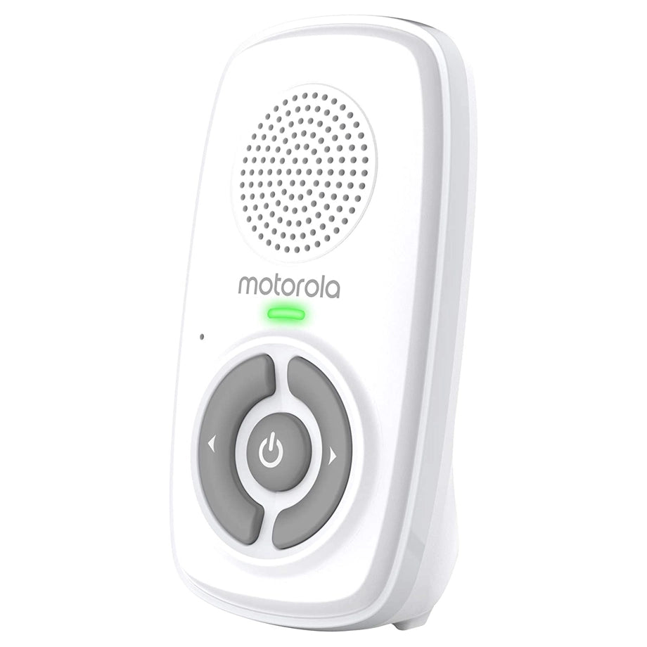 Motorola AM21 UK Audio Baby Monitor (300 Meter Range, High Sensitivity Microphone) White