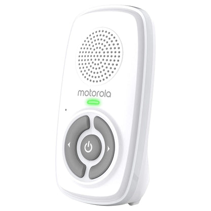 Motorola AM21 UK Audio Baby Monitor (300 Meter Range, High Sensitivity Microphone) White