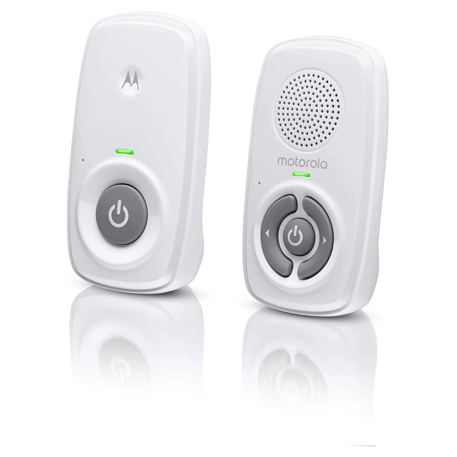 Motorola AM21 UK Audio Baby Monitor (300 Meter Range, High Sensitivity Microphone) White