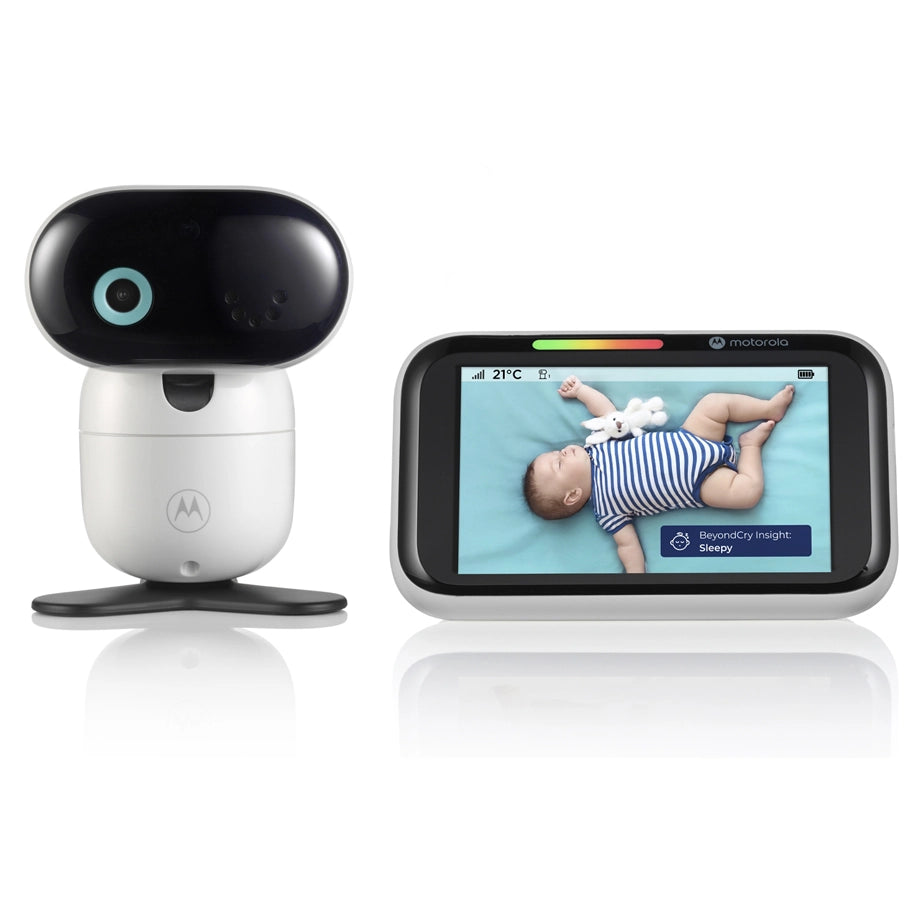 Motorola PIP1710 Connect Video Baby Monitor (5 Inch Display, Cry Translation, StarGrip)