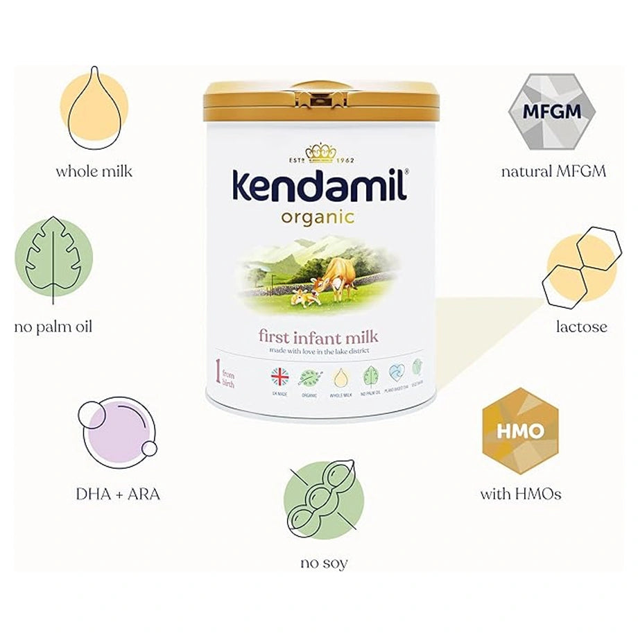 Kendamil Organic Stage 1 Infant Milk Formula (From Birth) 800g