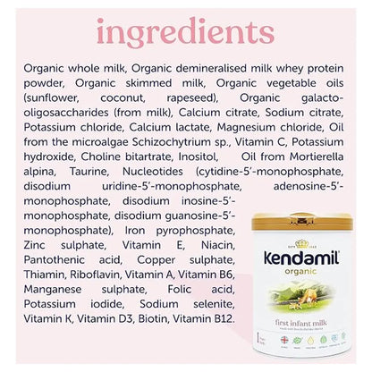Kendamil Organic Stage 1 Infant Milk Formula (From Birth) 800g