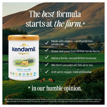 Kendamil Organic Stage 2 Follow-On Milk Formula (6-12 Months) 800g