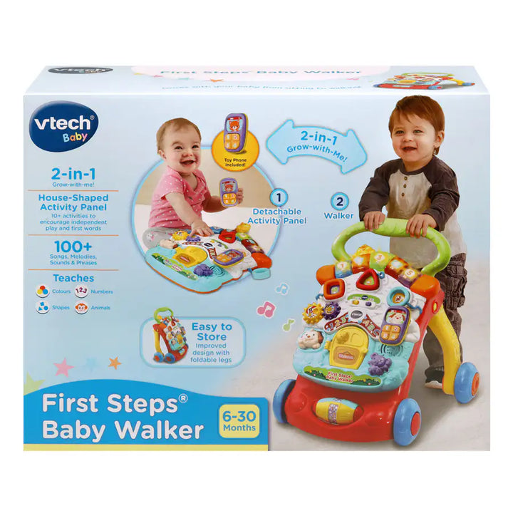 Vtech First Steps Baby Walker (Green/Red)