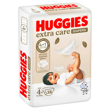 Huggies Diaper Extra Care Value Pack  (Size 4+)