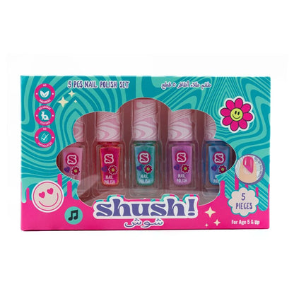 Shush 5 Pcs Nail Polish Set